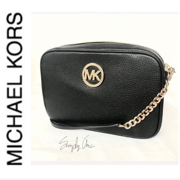 Michael Kors Handbags - NWT authentic MK genuine pebble leather crossbody